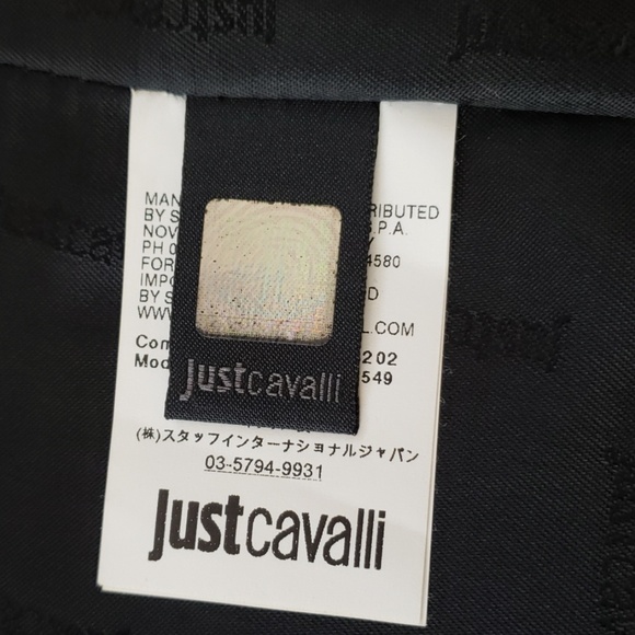 Just Cavali Midnight Black with Silver Dott Blazer - Picture 5 of 8